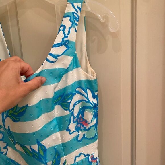 Lilly Pulitzer Roswell Posley Shorely Blue Size 2 - Picture 4 of 6
